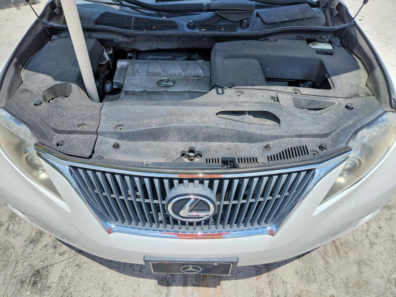 2010 Lexus Rx 350 White vin: 2T2ZK1BA5AC036847