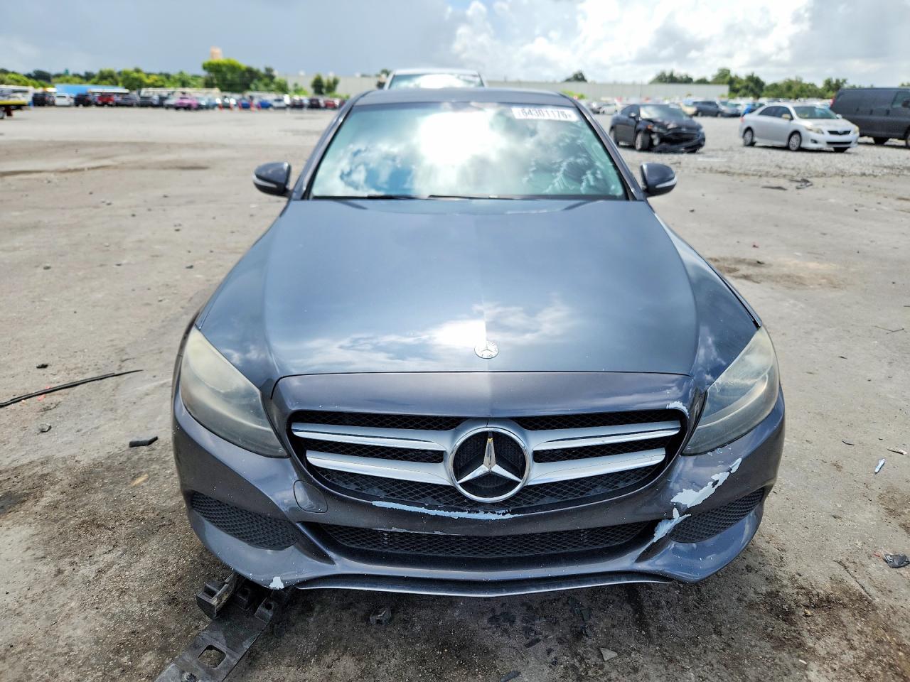 2015 Mercedes-benz C 300 Gray vin: 55SWF4JB9FU048346