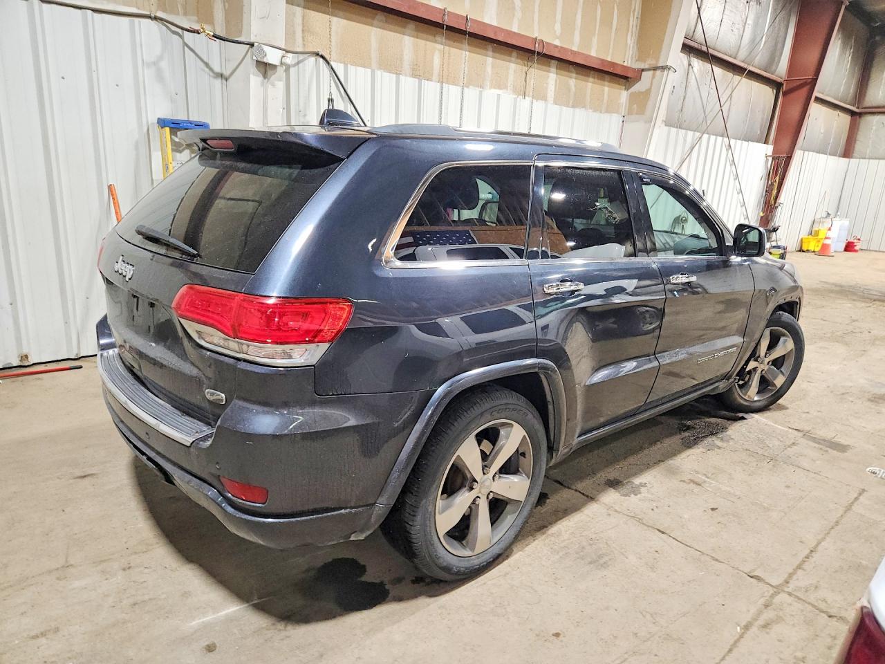 2014 Jeep Grand Cherokee Overland Black vin: 1C4RJFCG4EC386542