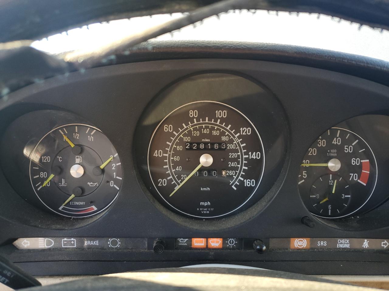 1988 Mercedes-benz 560 Sl Blue vin: WDBBA48D0JA082911