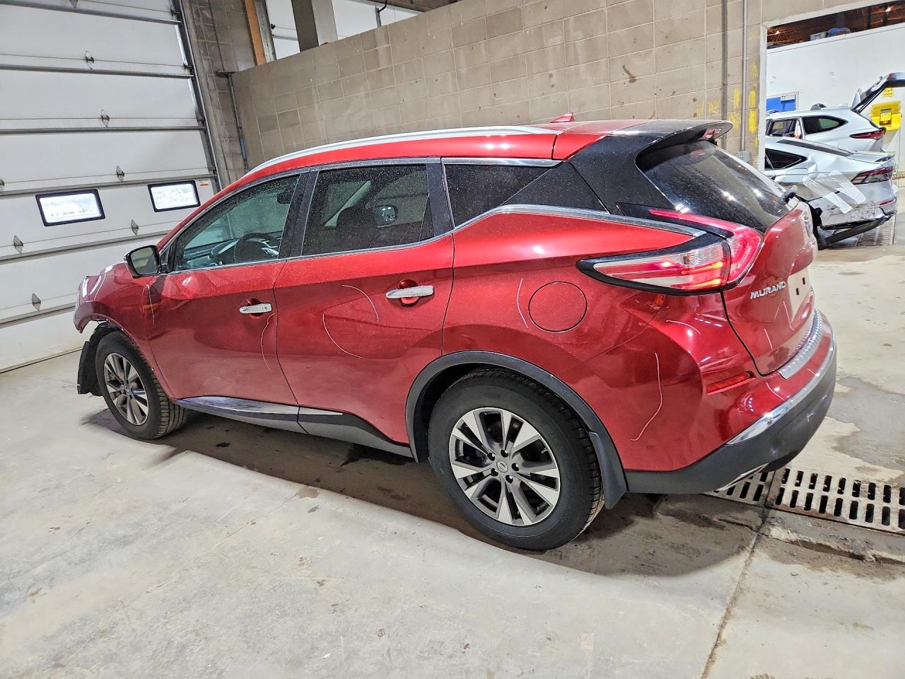 2015 Nissan Murano Sl Maroon vin: 5N1AZ2MH6FN242904