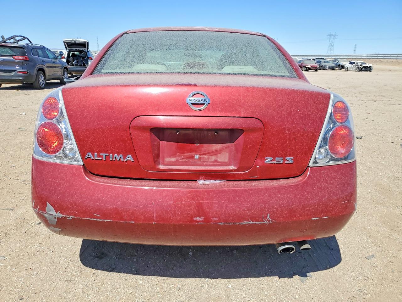 2006 Nissan Altima 2.5 Red vin: 1N4AL11D76N405843