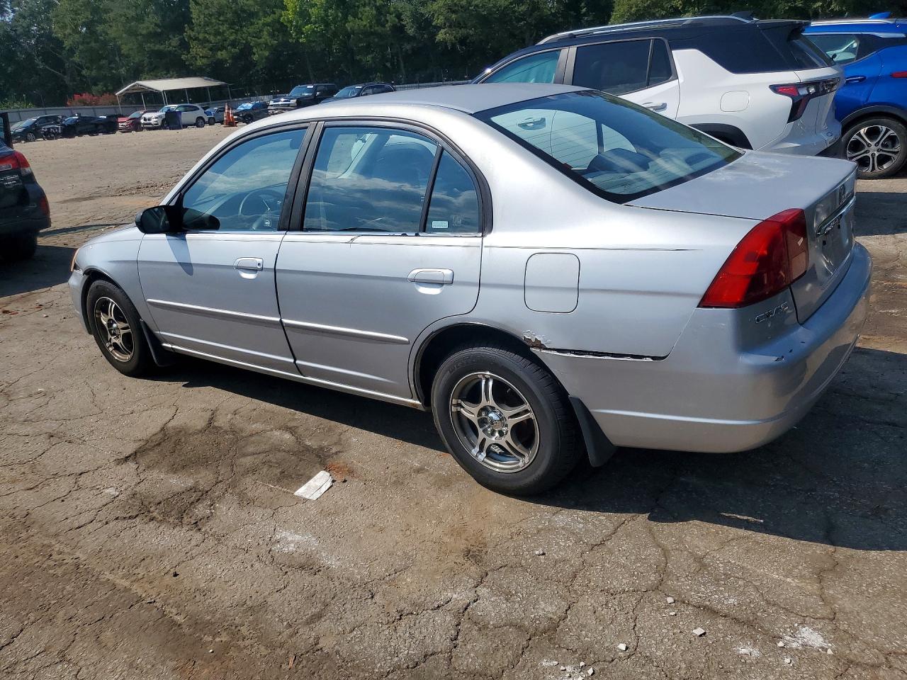 2002 Honda Civic Lx Серебряный vin: 2HGES16652H521717