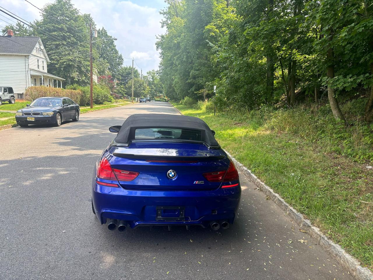 2013 Bmw M6 Blue vin: WBSLZ9C54DC985785