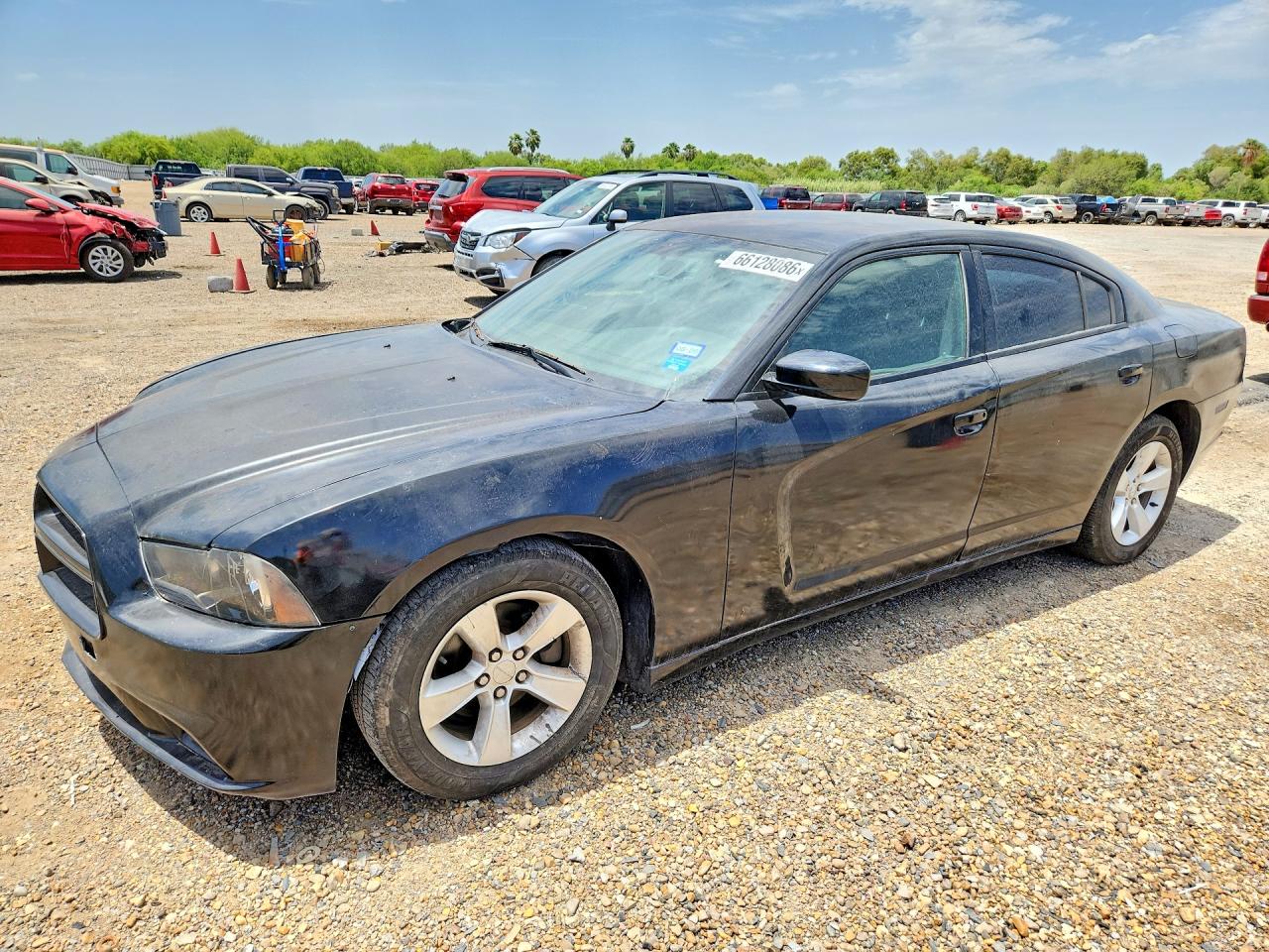 2012 Dodge Charger Se Black vin: 2C3CDXBG8CH296118