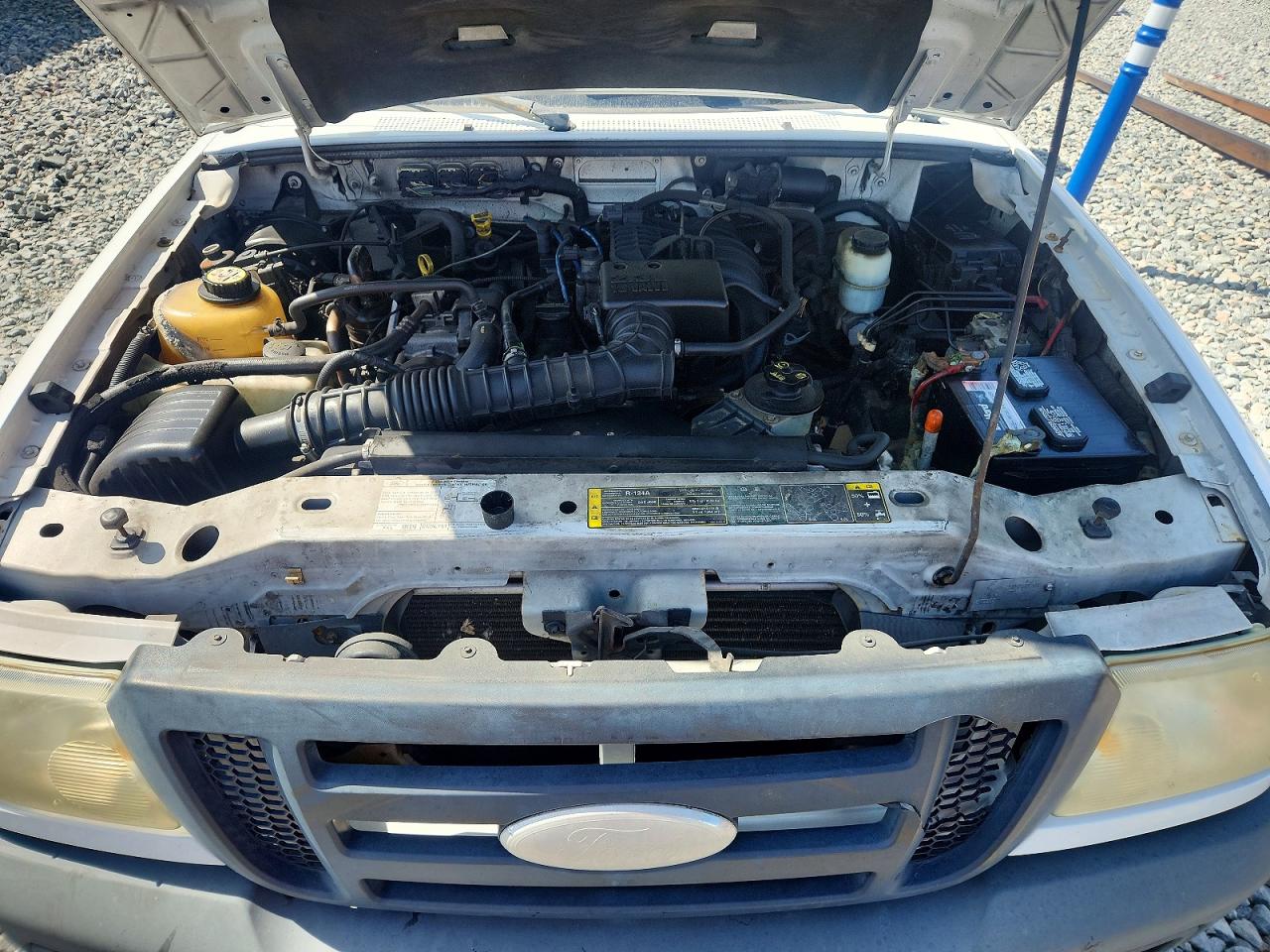 2007 Ford Ranger White vin: 1FTYR10D27PA83157