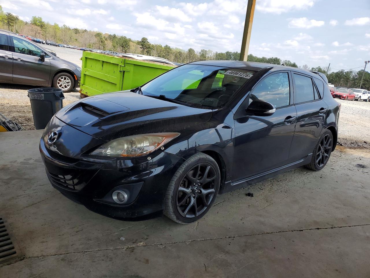 2013 Mazda Speed 3 Black vin: JM1BL1L37D1709083