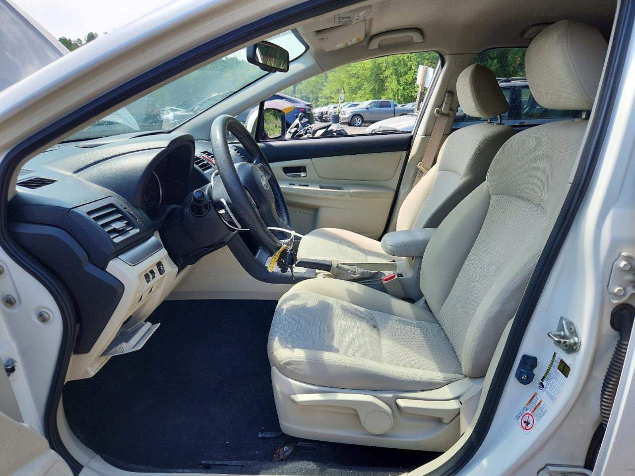 2014 Subaru Xv Crosstrek 2.0 Premium White vin: JF2GPACC8E8243720