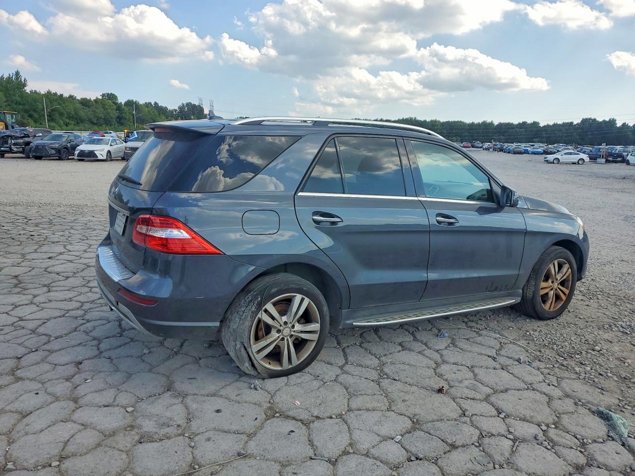 2015 Mercedes-benz Ml 350 Gray vin: 4JGDA5JB2FA478690