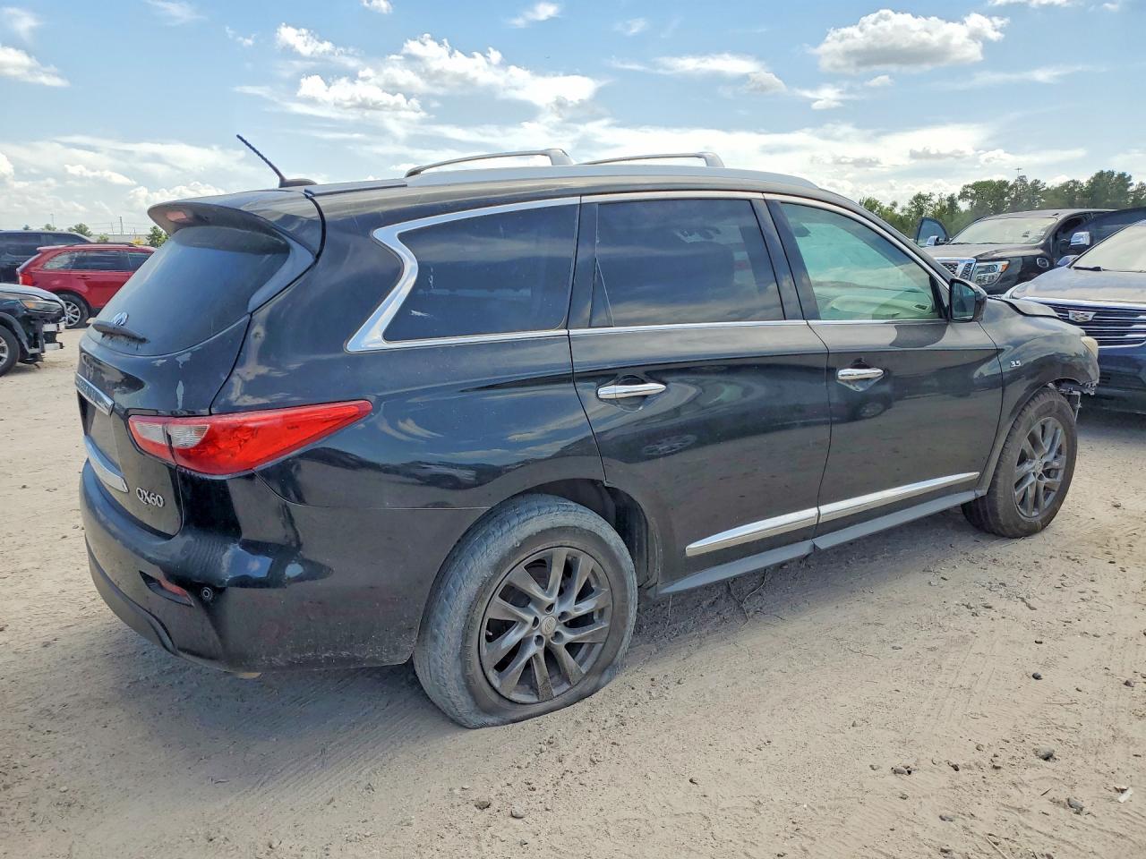 2015 Infiniti Qx60 Base Black vin: 5N1AL0MNXFC540637