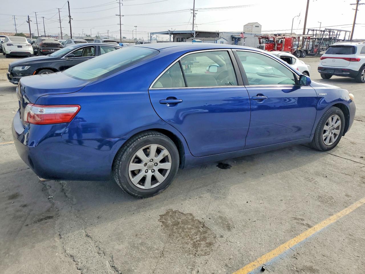 2007 Toyota Camry Hybrid Blue vin: 4T1BB46K27U026973