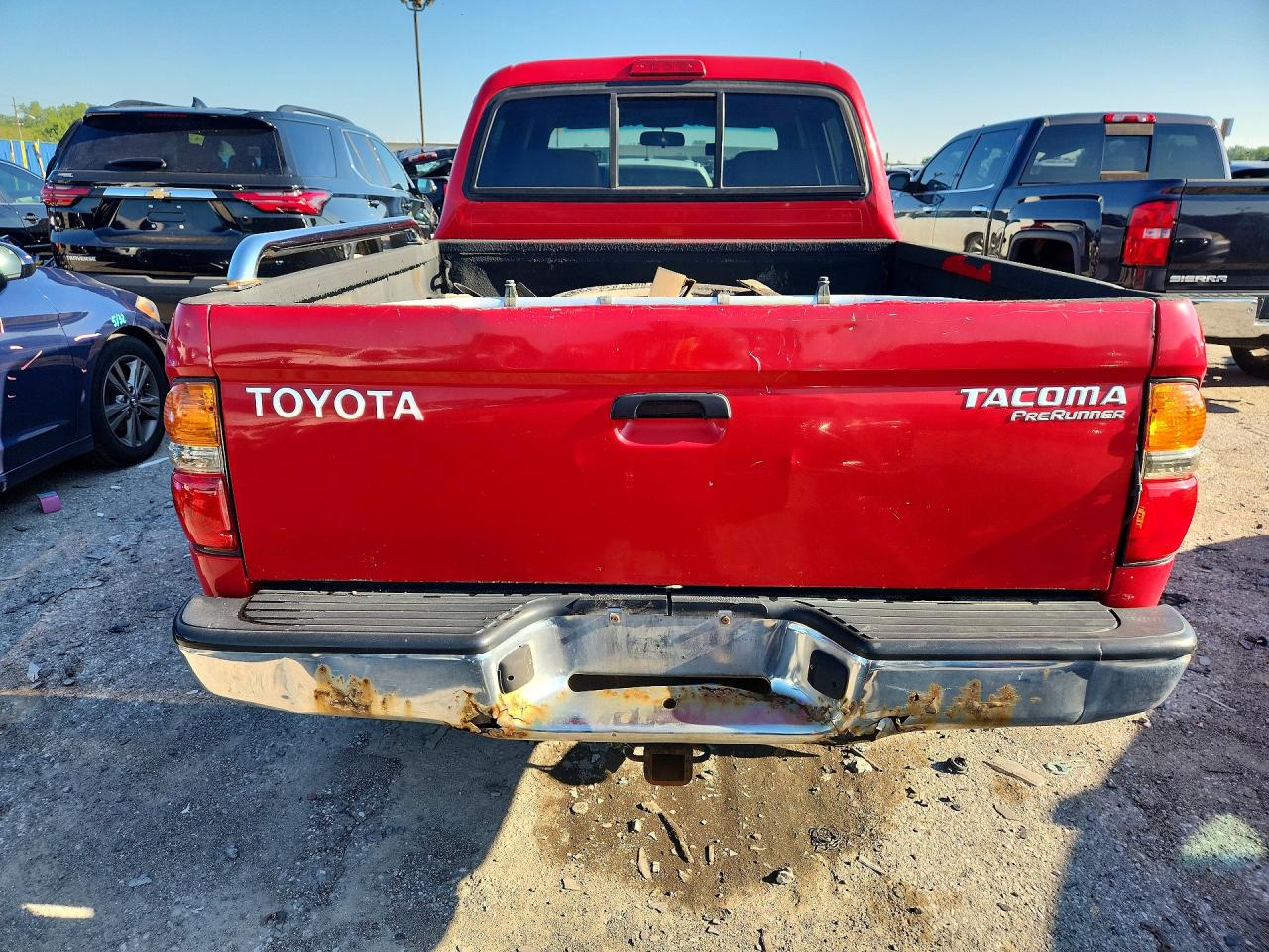 2003 Toyota Tacoma Prerunner Красный vin: 5TEGM92N73Z180629