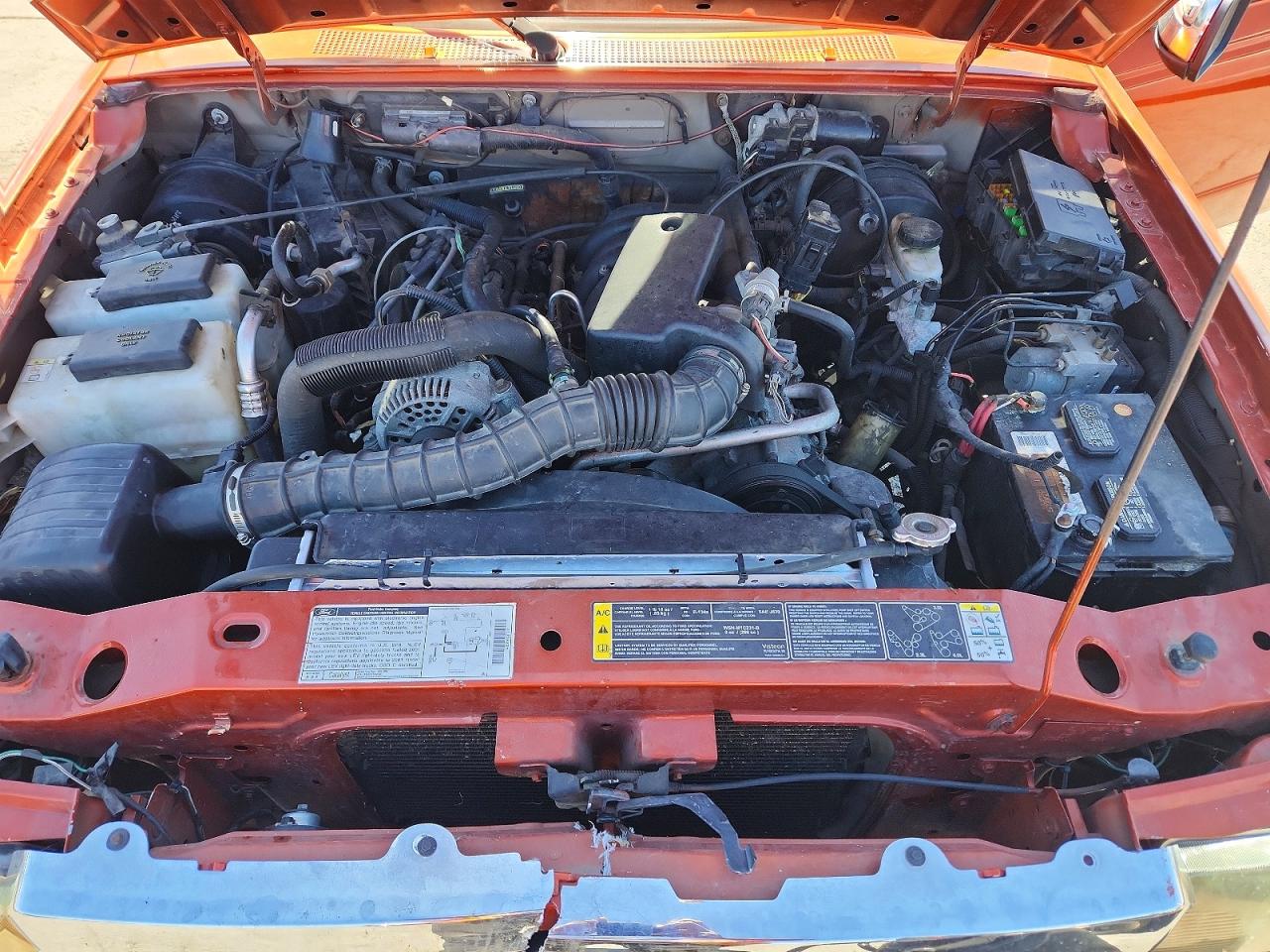 2004 Ford Ranger Orange vin: 1FTYR10U54PA28617