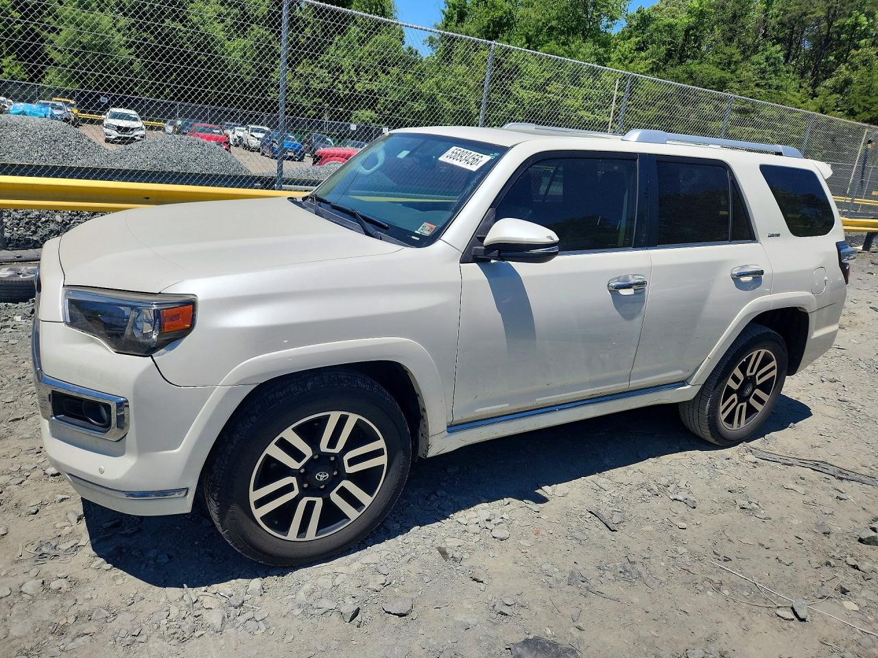 2015 Toyota 4runner Limited Белый vin: JTEBU5JR6F5247263