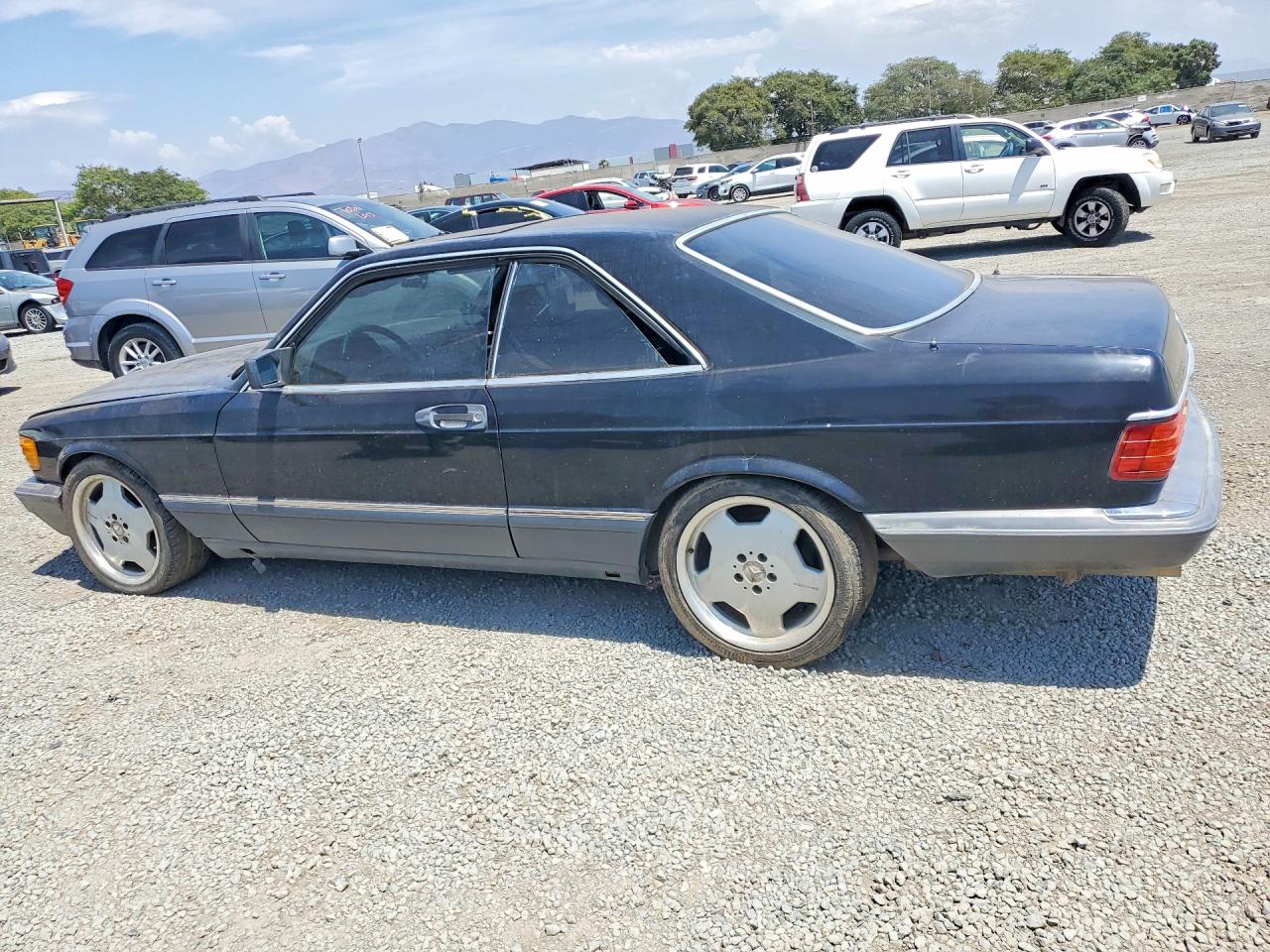 1989 Mercedes-benz 560 Sec Black vin: WDBCA45E6KA487092