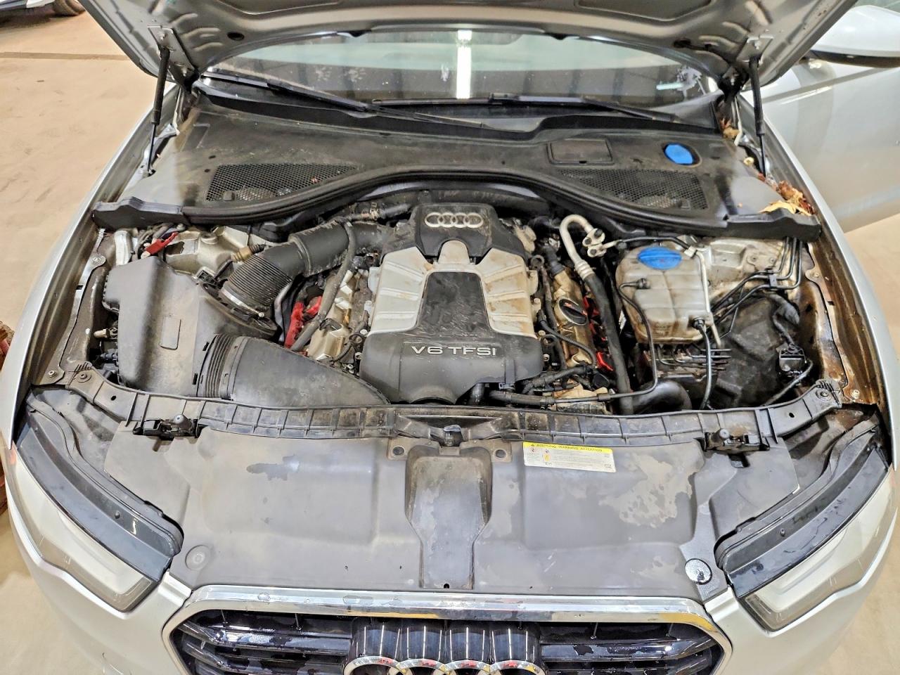 2013 Audi A6 Premium Silver vin: WAUFGAFC6DN083422