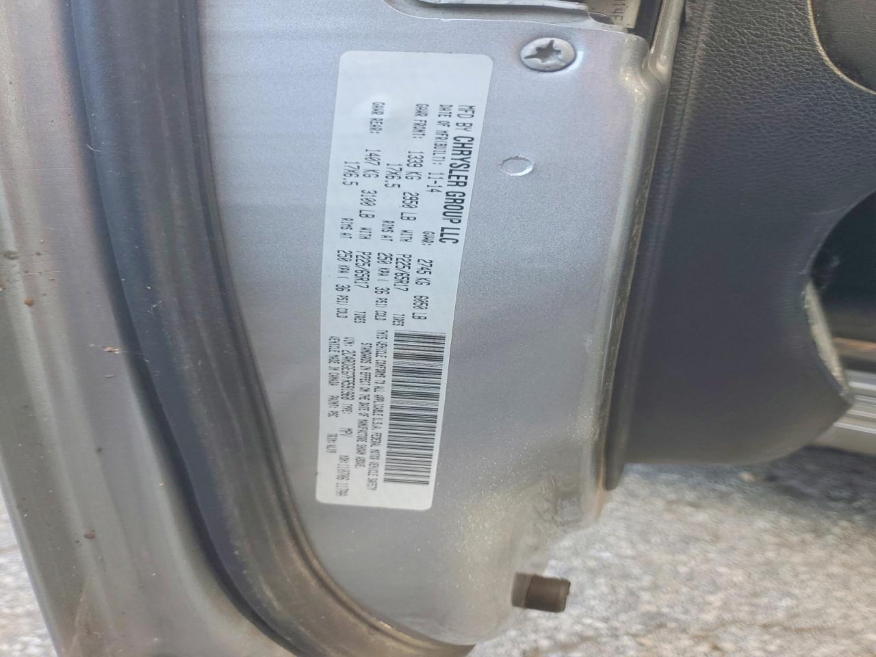 2015 Dodge Grand Caravan R/t Gray vin: 2C4RDGEG7FR591968