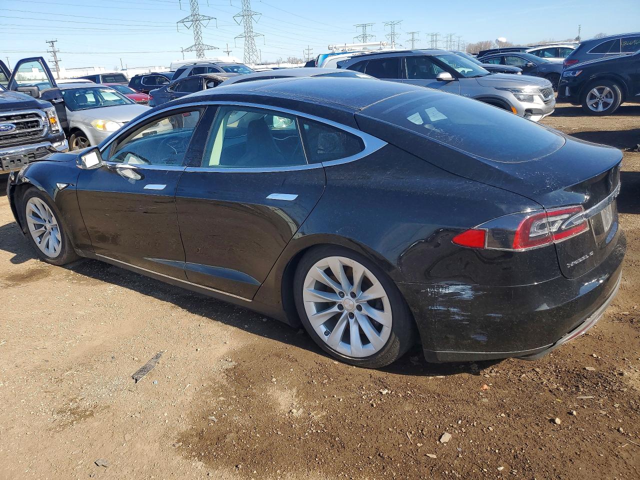 2012 Tesla Model S Black vin: 5YJSA1CN4CFP03058
