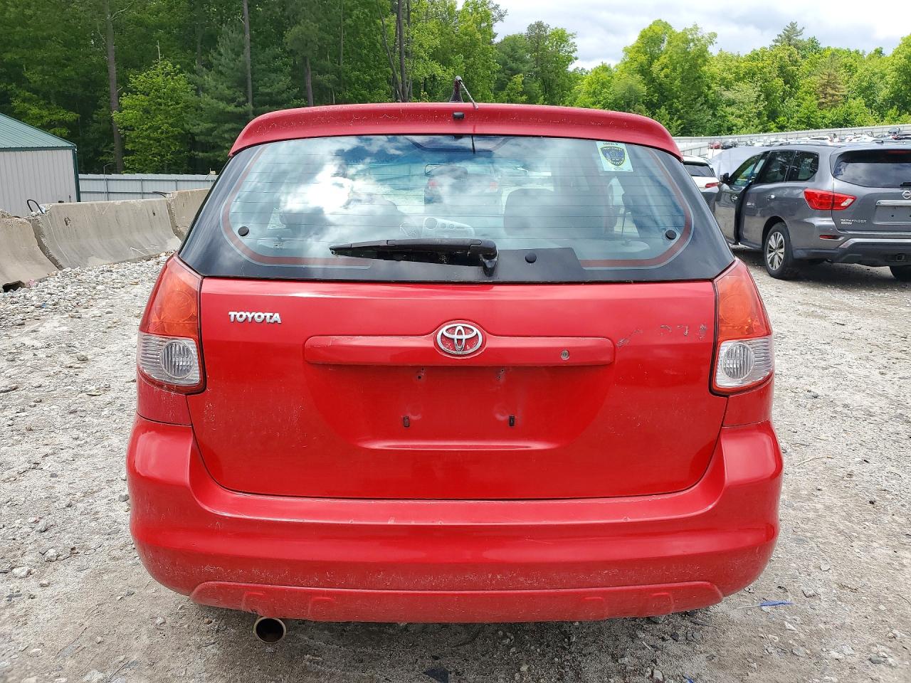 2003 Toyota Corolla Matrix Xr Красный vin: 2T1KR32E73C047058