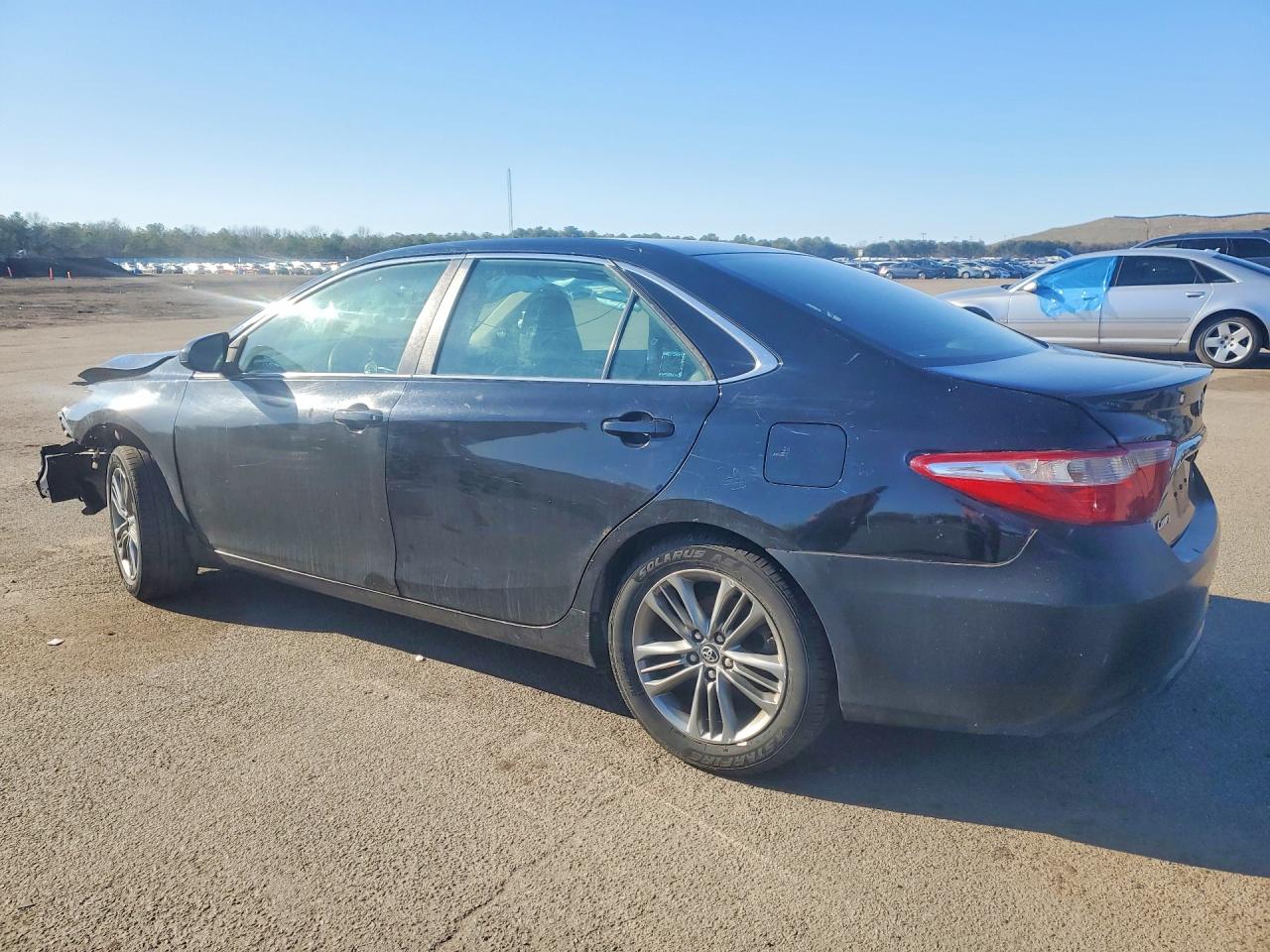 2015 Toyota Camry Se Black vin: 4T1BF1FK7FU002265