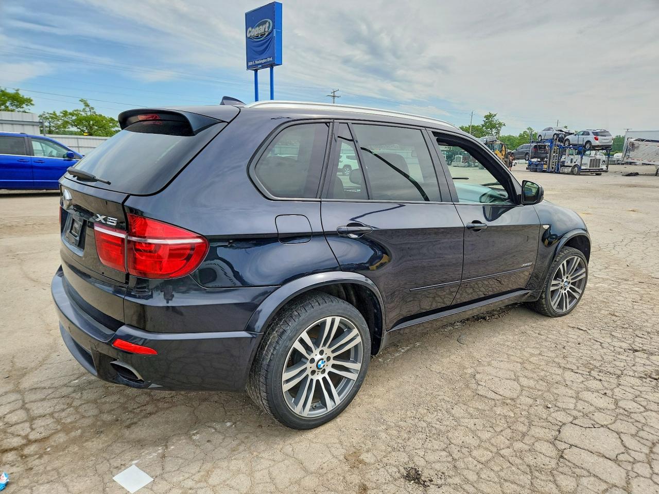 2013 Bmw X5 Xdrive50i Black vin: 5UXZV8C55D0C16500