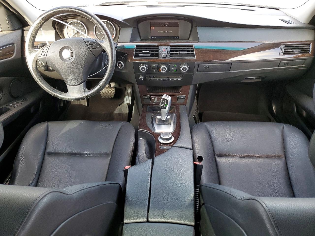 2008 Bmw 528 I Black vin: WBANU53578CT15190