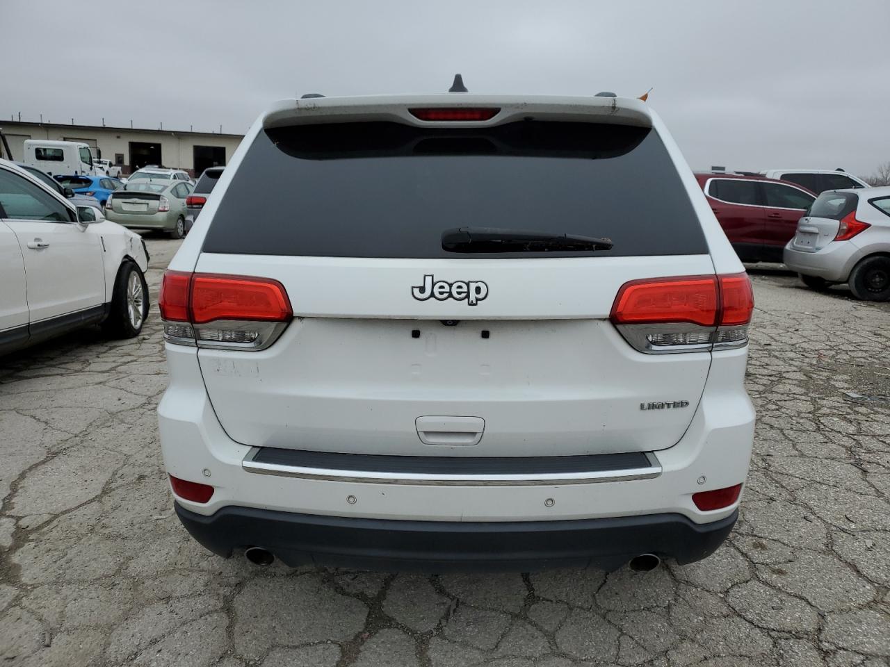 2014 Jeep Grand Cherokee Limited White vin: 1C4RJEBG1EC303385