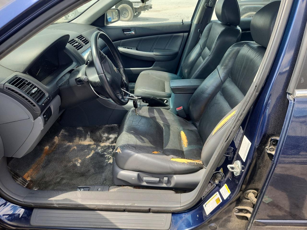 2007 Honda Accord Ex Синий vin: 1HGCM56817A094665