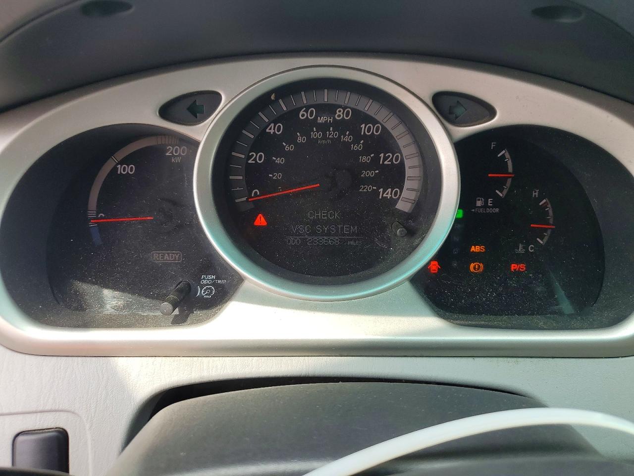 2006 Toyota Highlander Hybrid Silver vin: JTEDW21AX60001907