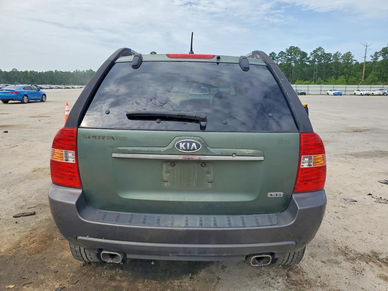 2007 Kia Sportage Lx Зеленый vin: KNDJF723577341978