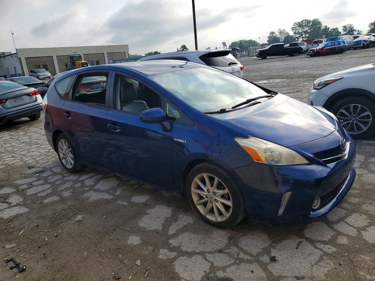 2012 Toyota Prius V Five Blue vin: JTDZN3EU3C3057057