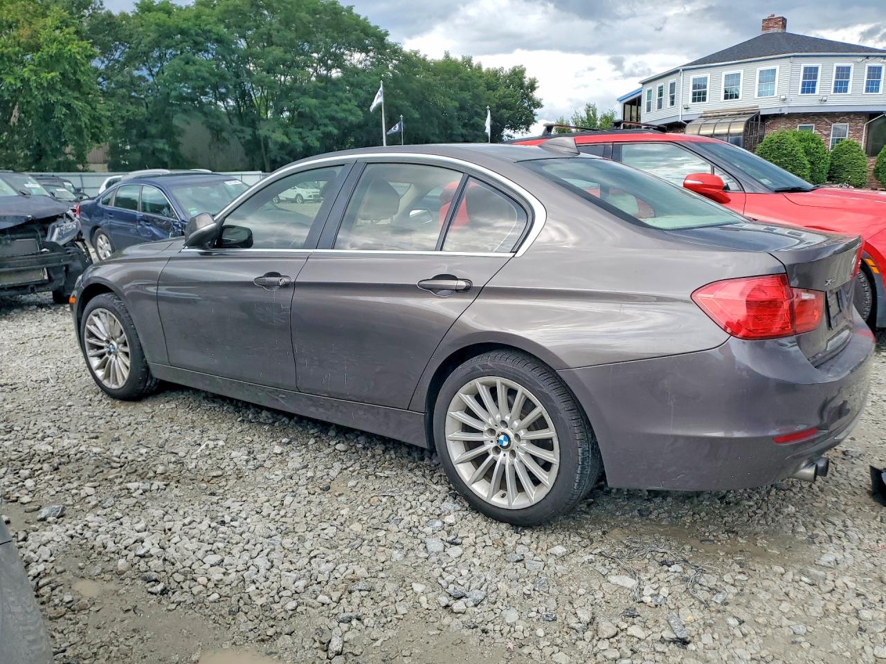 2013 Bmw 328 Xi Brown vin: WBA3B3C54DF530326