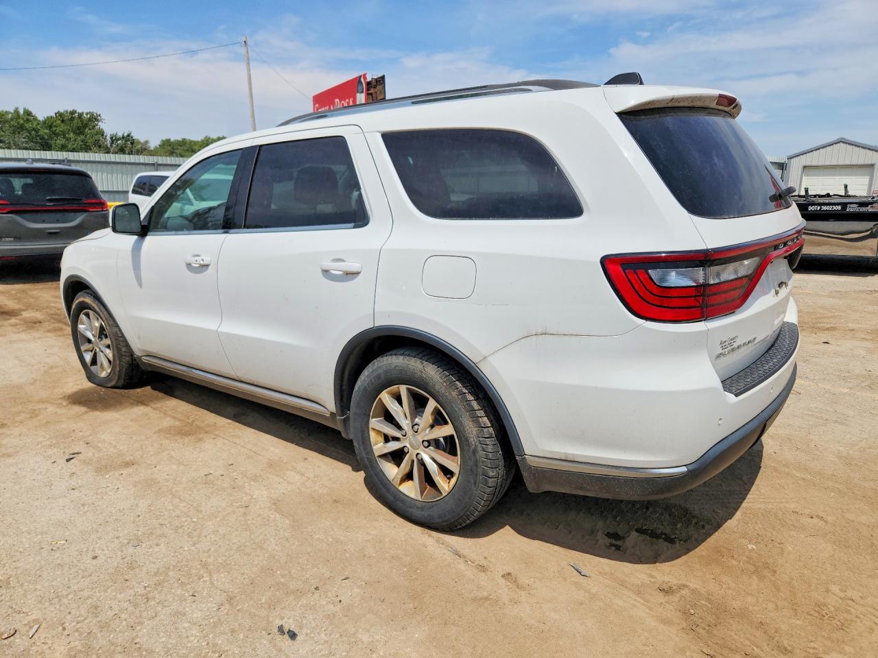 2014 Dodge Durango Limited White vin: 1C4RDHDG0EC520402