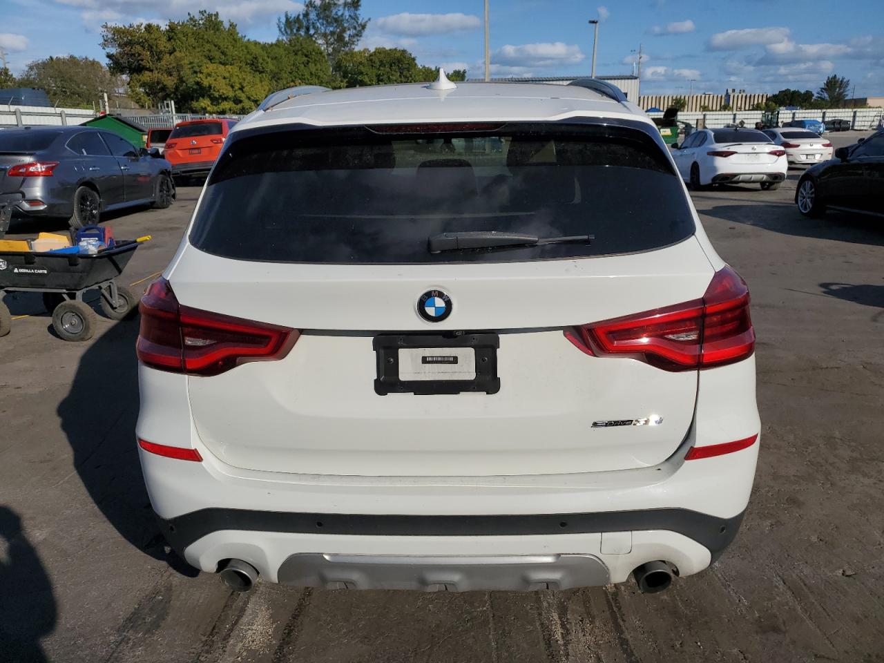 2020 Bmw X3 Sdrive30i White vin: 5UXTY3C0XL9B53845