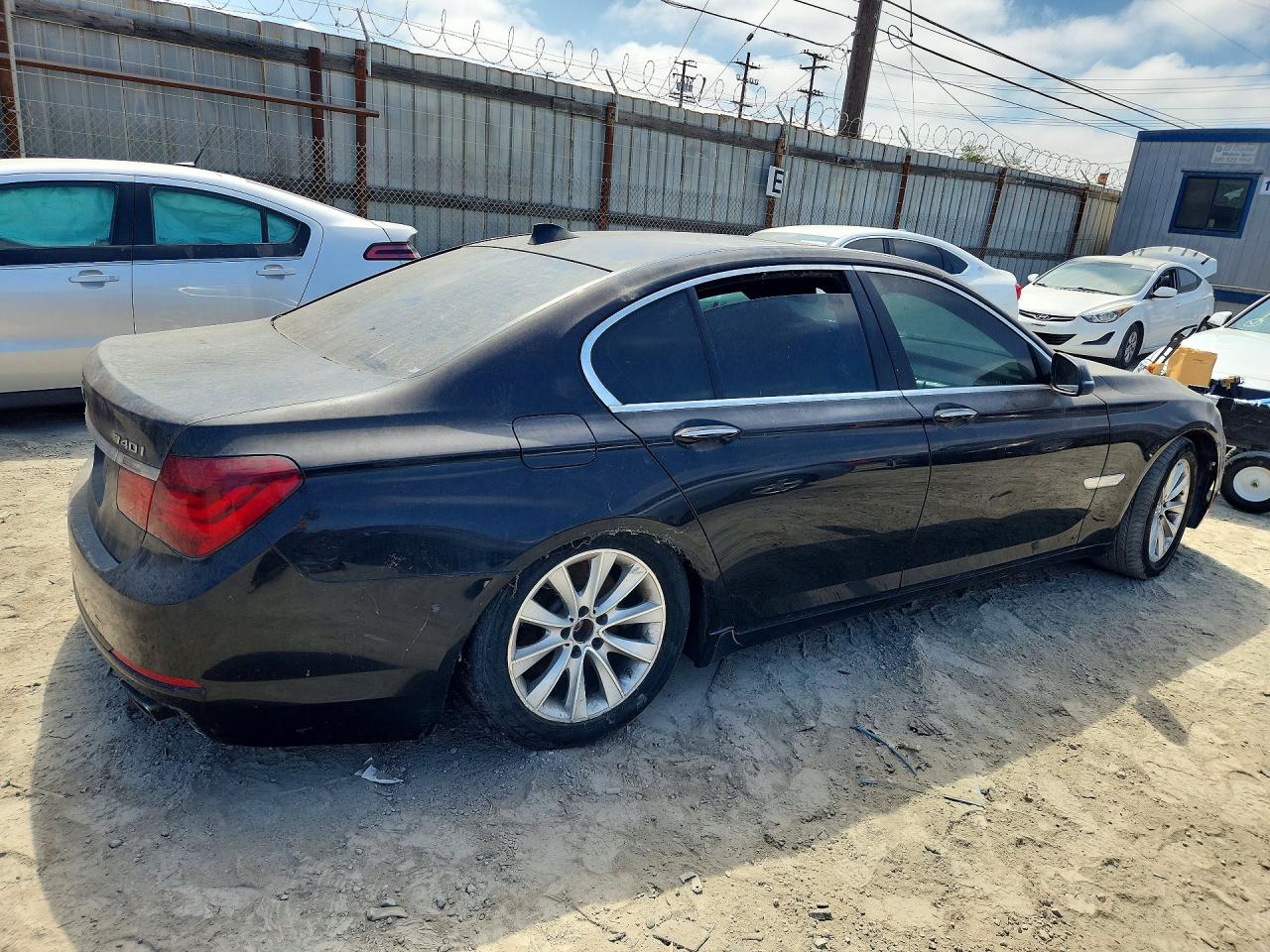 2015 Bmw 740 I Black vin: WBAYA6C5XFD827027