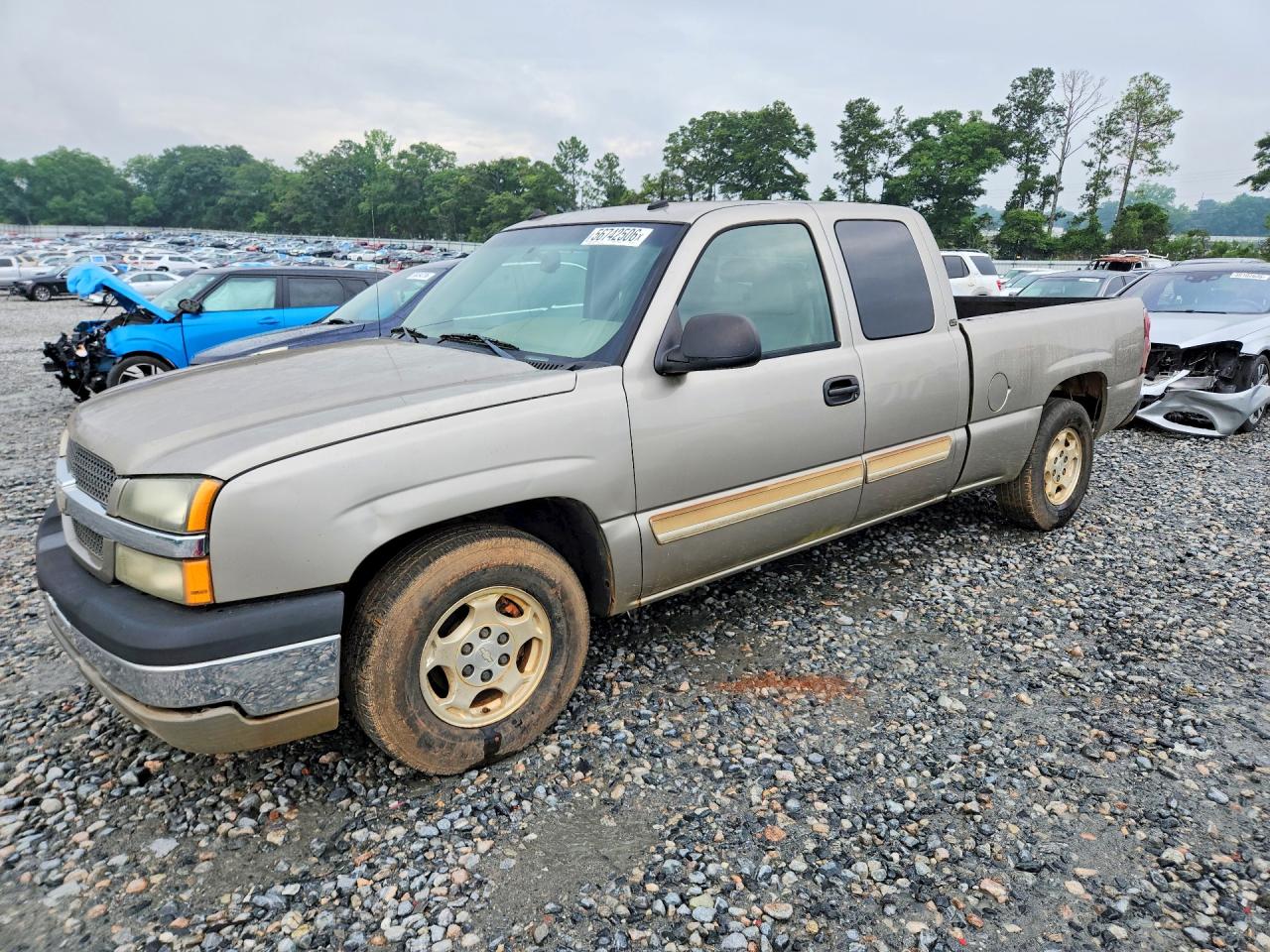 2003 Chevrolet Silverado C1500 Silver vin: 2GCEC19T431353799