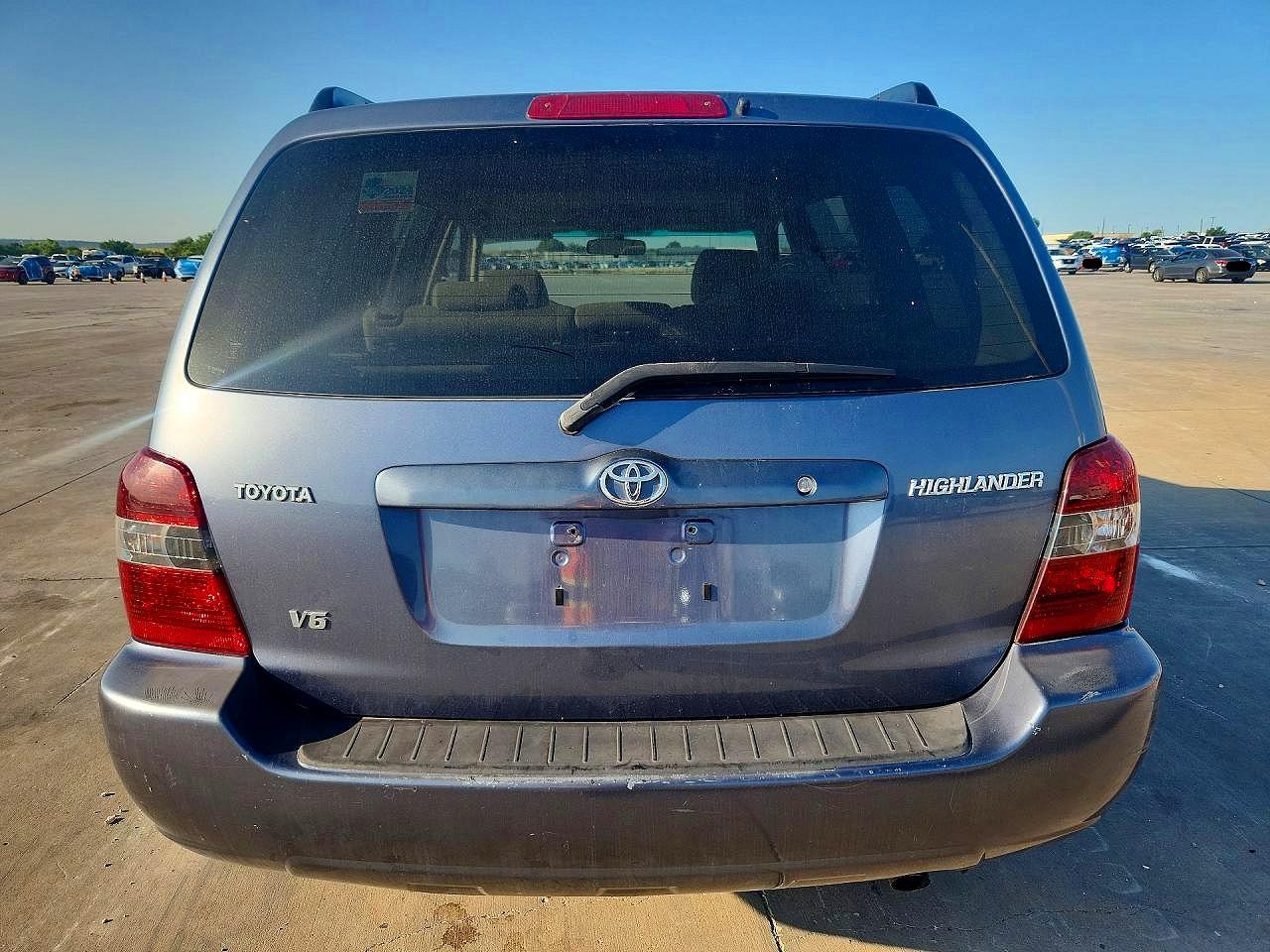 2006 Toyota Highlander Limited Blue vin: JTEGP21A760097943