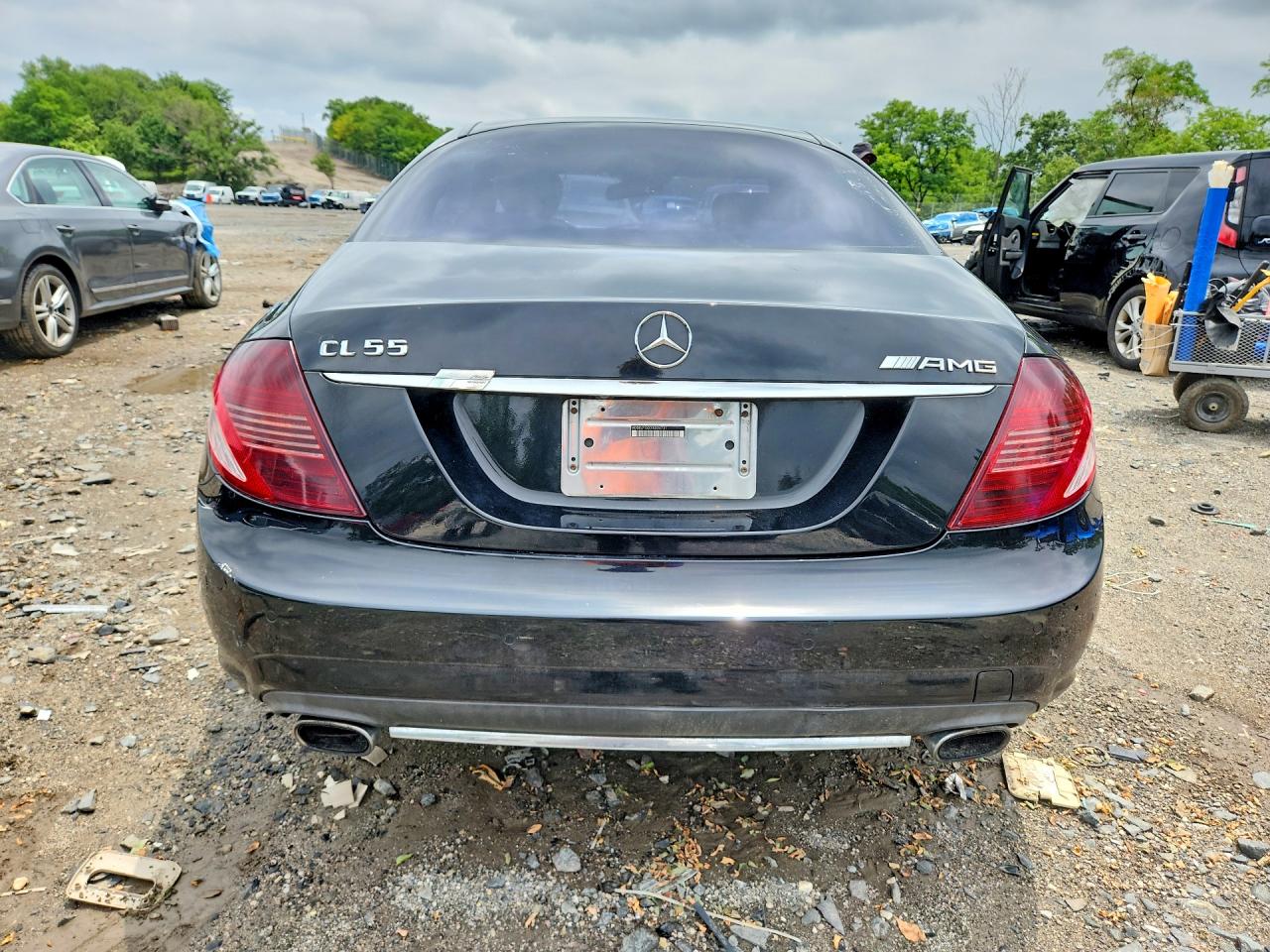 2007 Mercedes-benz Cl 550 Black vin: WDDEJ71XX7A006731