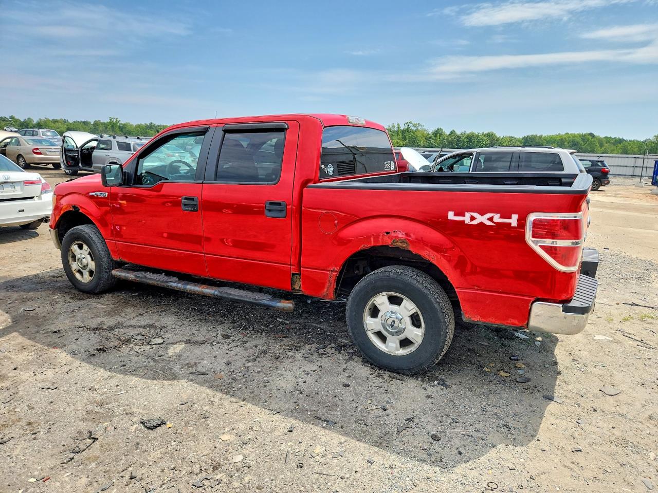 2014 Ford F150 Supercrew Красный vin: 1FTFW1EFXEFA85106