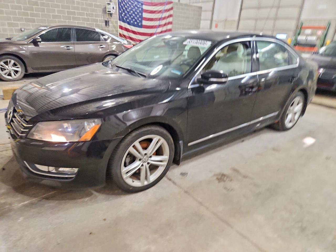 2014 Volkswagen Passat Sel Black vin: 1VWCN7A32EC107683