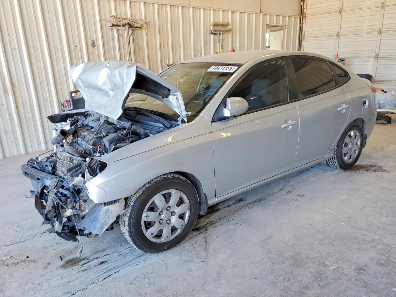 2008 Hyundai Elantra Gls Silver vin: KMHDU46D08U430621