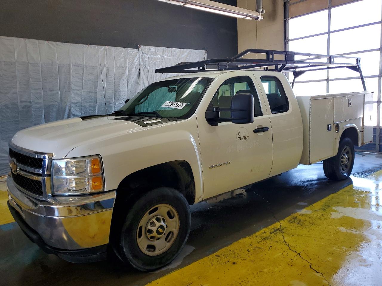 2013 Chevrolet Silverado K2500 Heavy Duty White vin: 1GC2KVCG9DZ224295