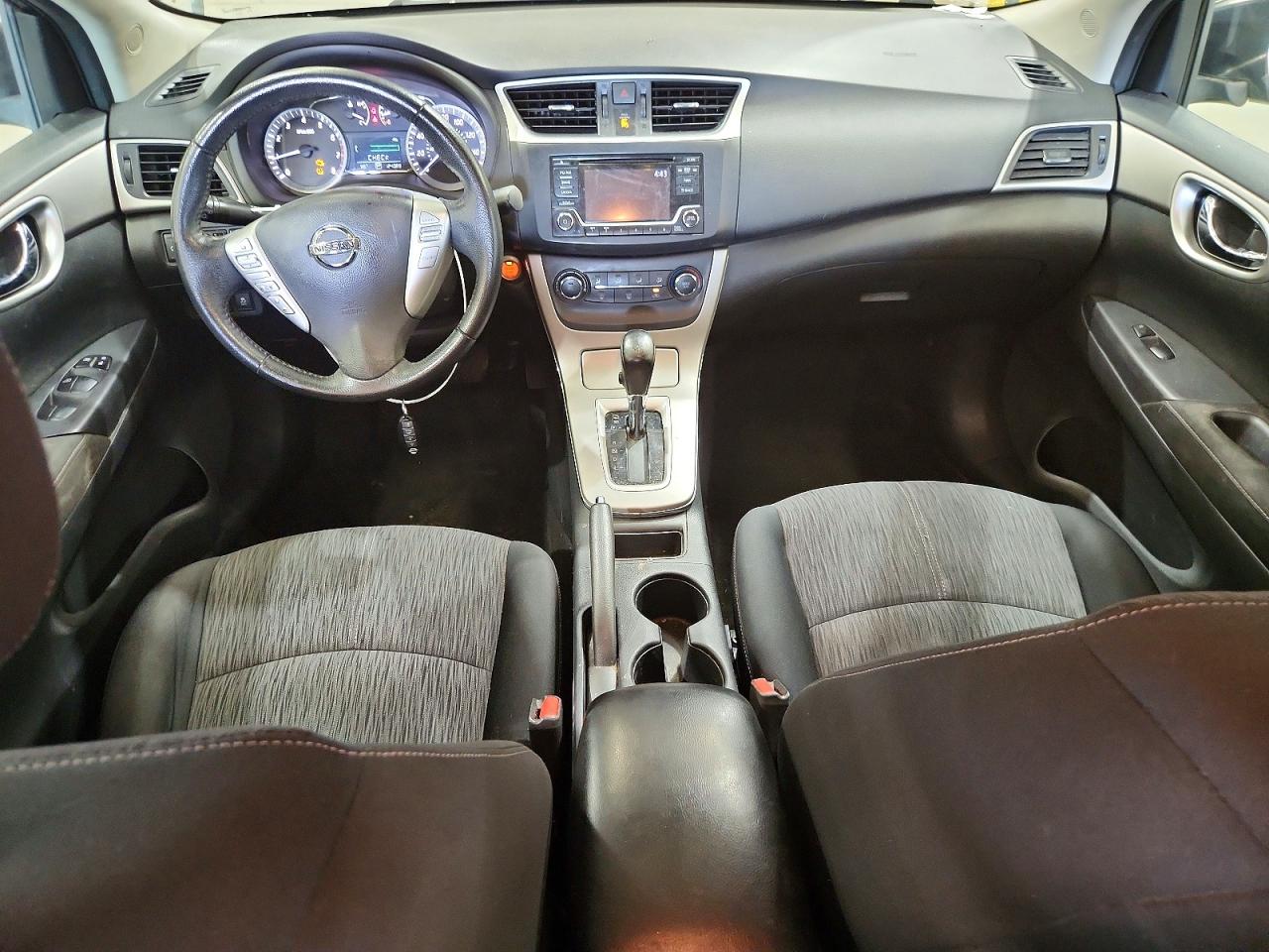 2015 Nissan Sentra Sv Black vin: 3N1AB7APXFL673962