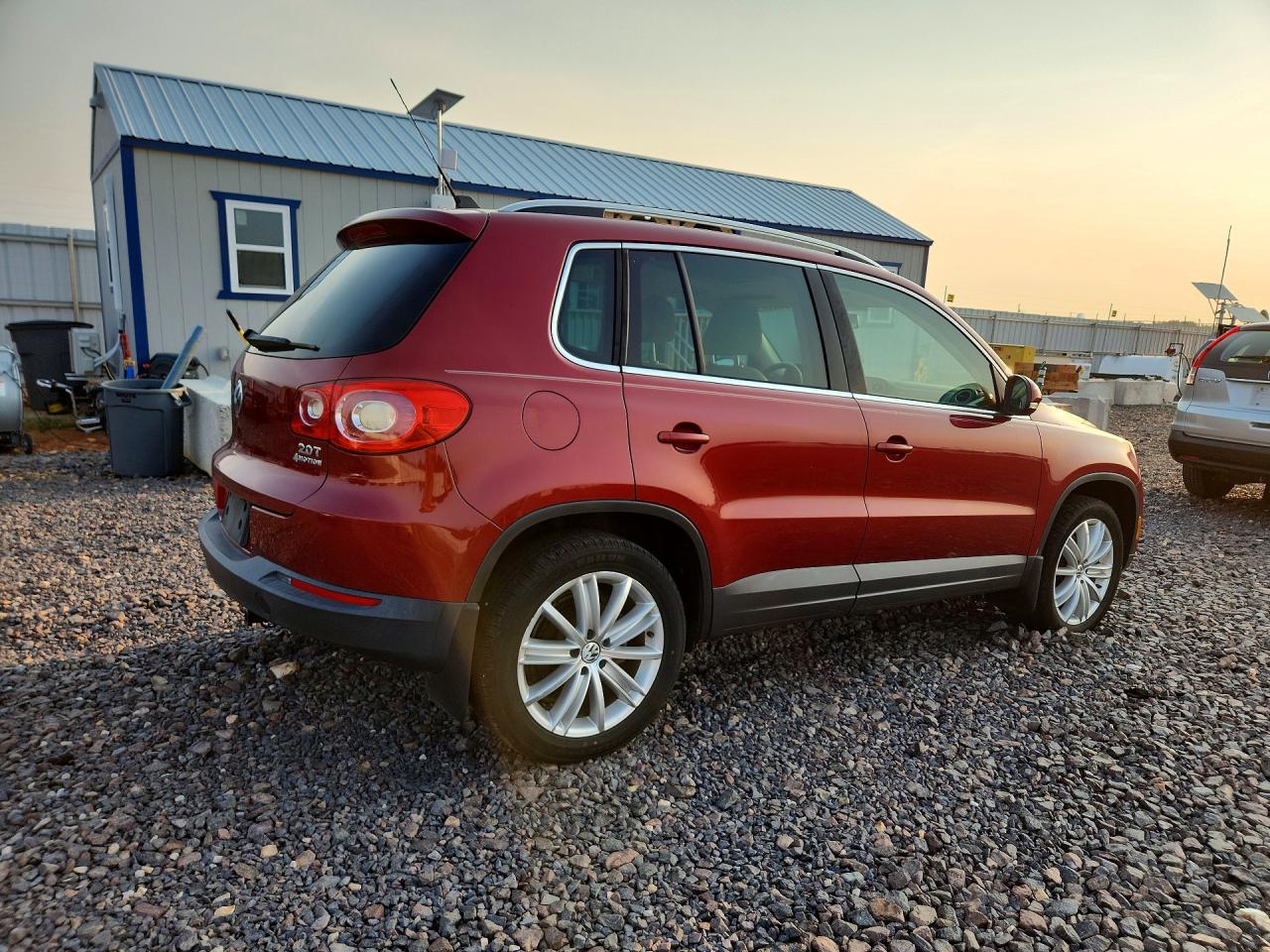2011 Volkswagen Tiguan S Red vin: WVGBV7AX2BW001063