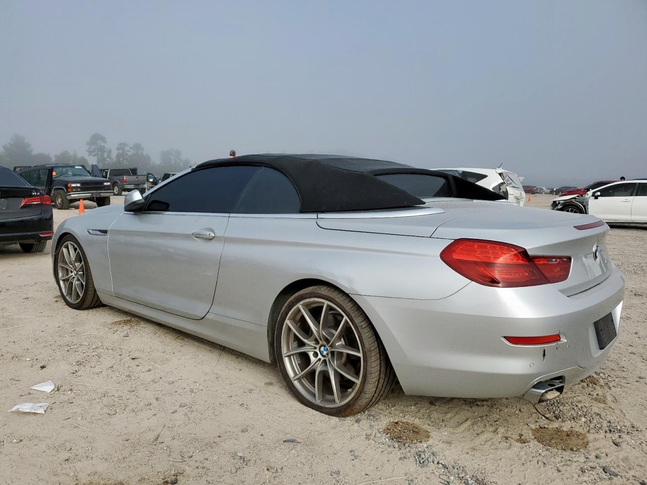 2012 Bmw 650 I Silver vin: WBALZ3C50CC397608