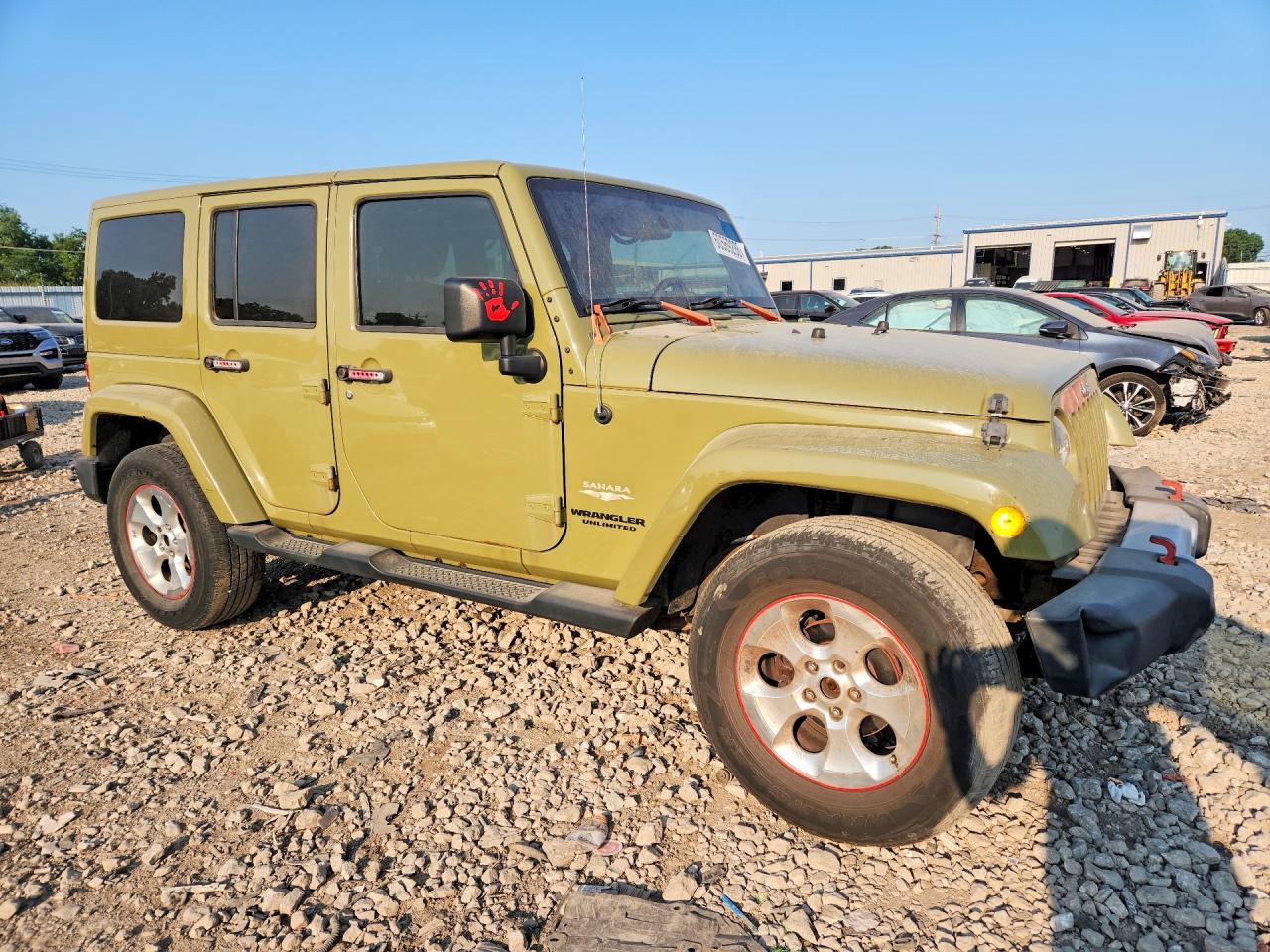 2013 Jeep Wrangler Unlimited Sahara Green vin: 1C4BJWEG5DL602993