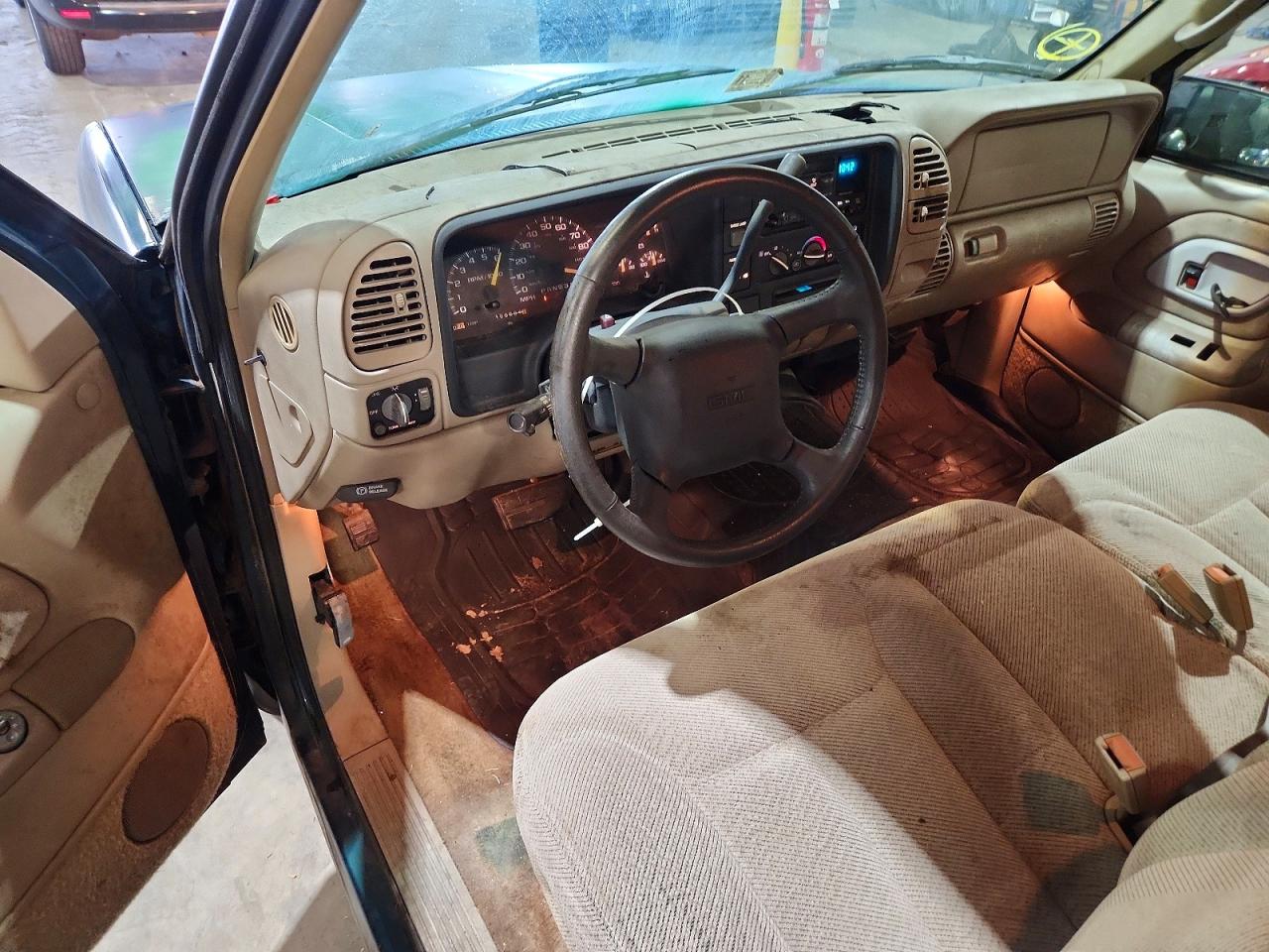 1998 Gmc Sierra C1500 Зеленый vin: 1GTEC19R9WE551124