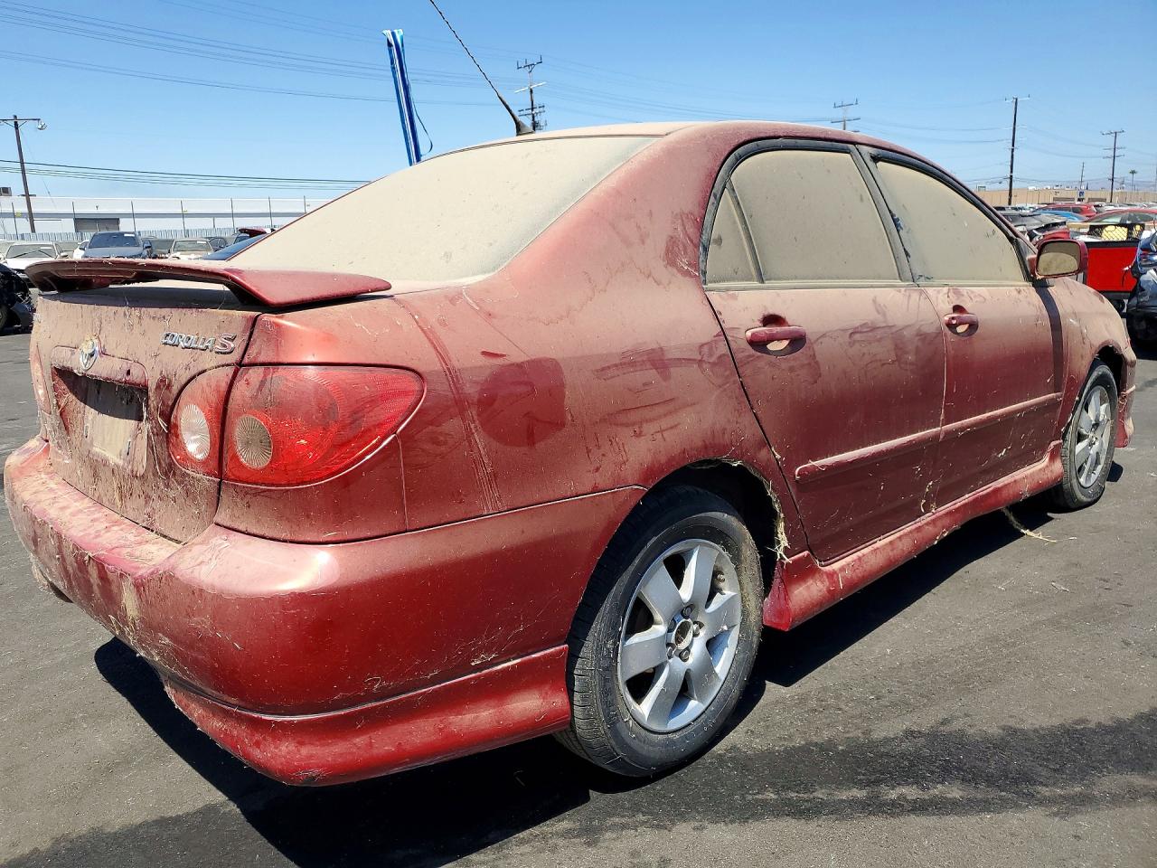 2008 Toyota Corolla S Красный vin: 1NXBR32E68Z967155