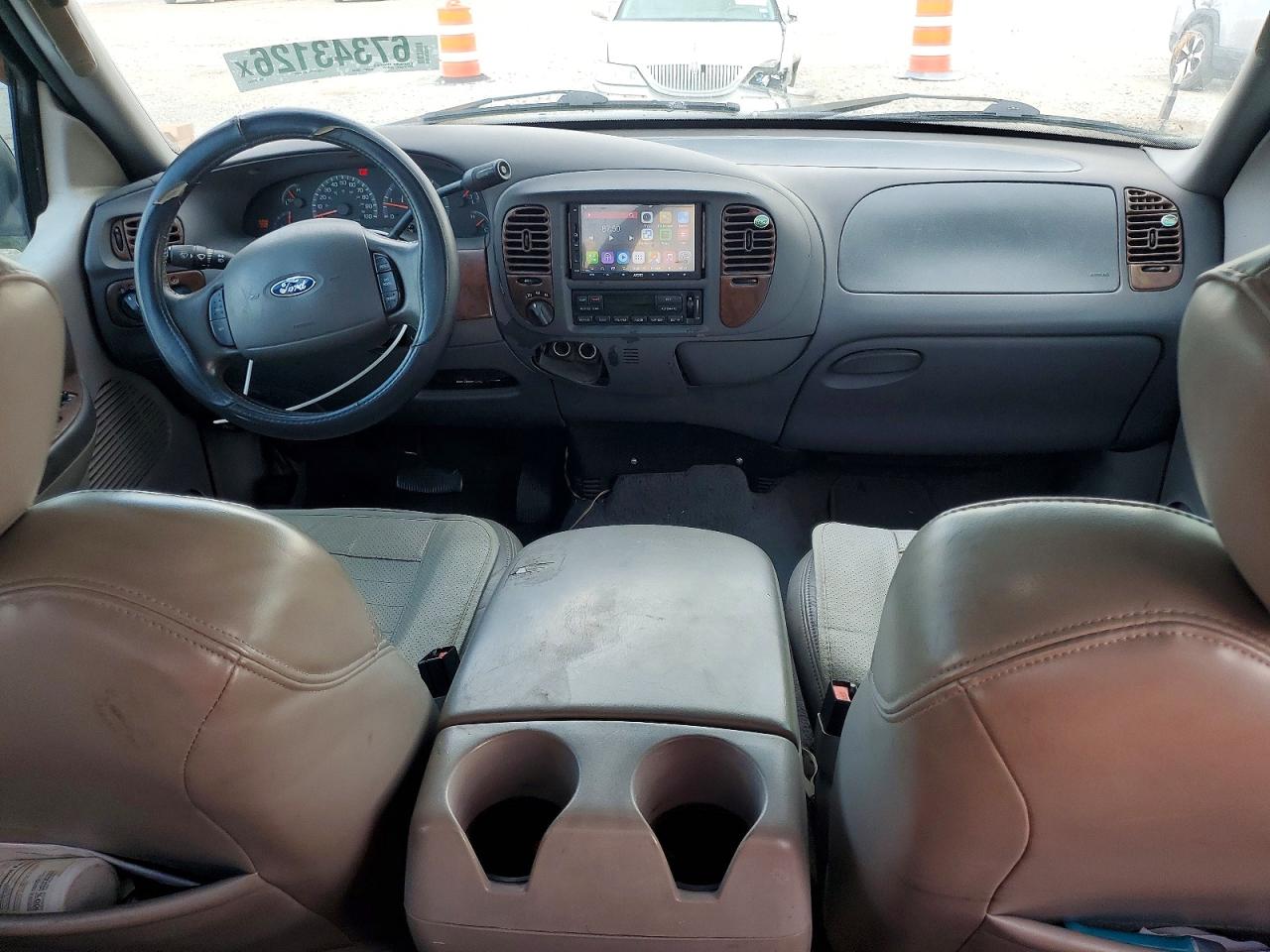 2002 Ford F150 Supercrew Blue vin: 1FTRW08L62KE27033