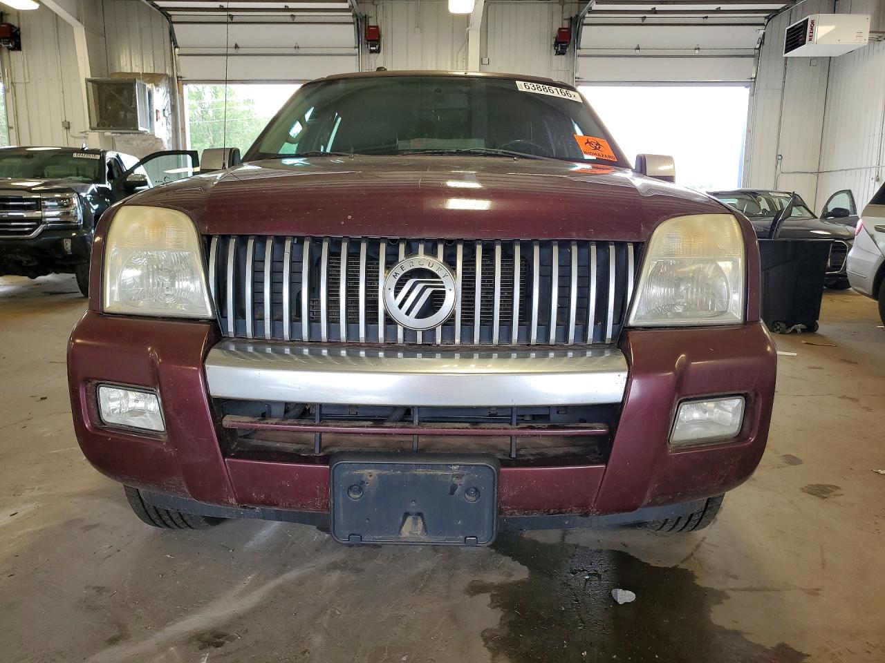 2007 Mercury Mountaineer Premier Maroon vin: 4M2EU48817UJ16025